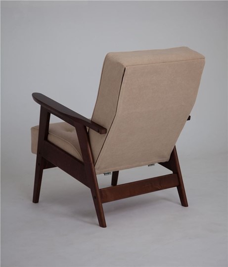 Кресло Ретро (темный тон / RS 03 - бежевый) в Южно-Сахалинске - изображение 2