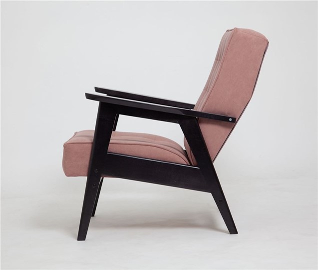 Кресло Ретро (венге / RS 12 - розовый) в Южно-Сахалинске - изображение 1