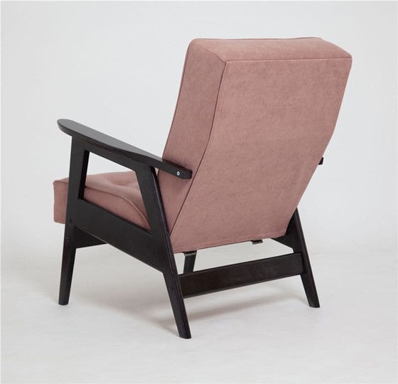 Кресло Ретро (венге / RS 12 - розовый) в Южно-Сахалинске - изображение 2