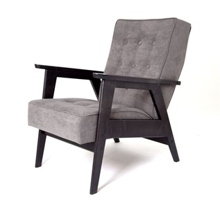 Кресло Ретро (венге / RS 15 - темно-серый) в Южно-Сахалинске - предосмотр 1