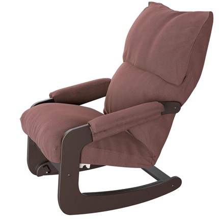 Кресло Трансформер Амадео ВСК №81 (каркас венге, сиденье коричнево-розовое) в Южно-Сахалинске - изображение