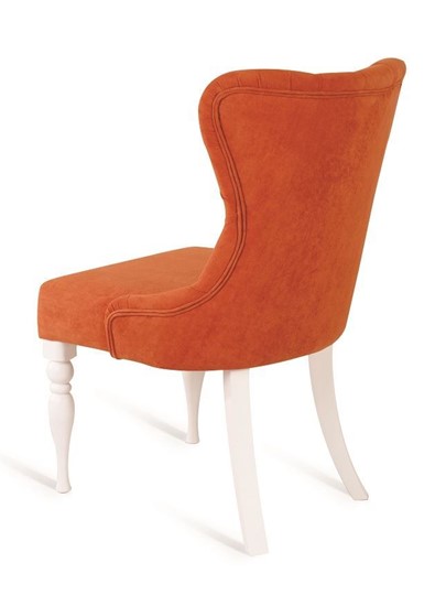 Кресло Вальс (Эмаль белая / Морковный) в Южно-Сахалинске - изображение 2