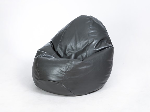 Кресло-мешок Люкс, черное в Южно-Сахалинске - изображение