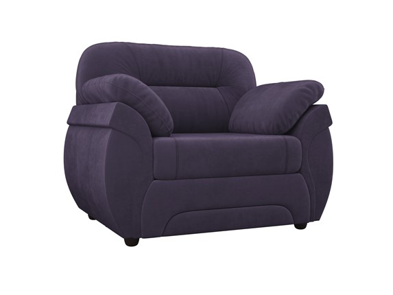 Мягкое кресло Бруклин, Фиолетовый (велюр) в Южно-Сахалинске - изображение