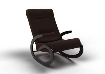 Кресло-качалка Мальта, ткань AMIGo шоколад 10-Т-Ш в Южно-Сахалинске - предосмотр