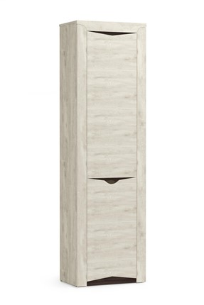 Шкаф-пенал Лючия 33.14 Бетон пайн белый/венге в Южно-Сахалинске - изображение