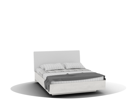 Спальная кровать Alpina, Alp-Кр-01.1(1400), сосна Санторини в Южно-Сахалинске - изображение