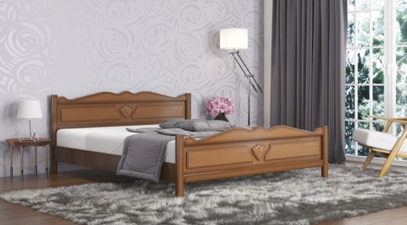 Кровать спальная Венеция 160*200 с основанием в Южно-Сахалинске - изображение