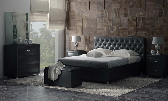 Двуспальная кровать Florance 200х200 с основанием в Южно-Сахалинске - изображение