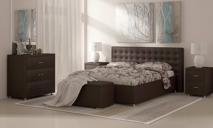 Кровать односпальная Siena 80х200 с основанием в Южно-Сахалинске - изображение 1