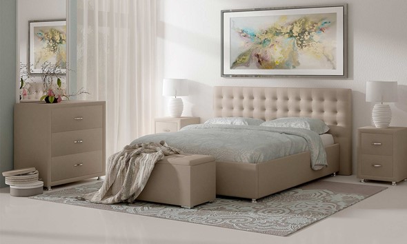Кровать 1-спальная Siena 80х190 с основанием в Южно-Сахалинске - изображение