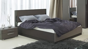 Кровать с механизмом Наоми 1600, цвет Фон серый, Джут СМ-208.01.02 в Южно-Сахалинске - предосмотр