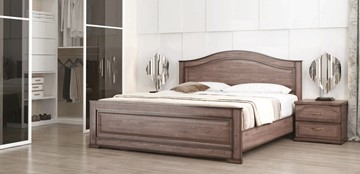 Спальная кровать Стиль 3, 160х190 с основанием в Южно-Сахалинске - предосмотр