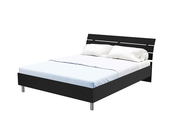 Кровать в спальню Rest 1, 160х200, черный в Южно-Сахалинске - изображение