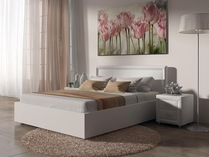 Двуспальная кровать Bergamo 180х200 с основанием в Южно-Сахалинске - изображение 1