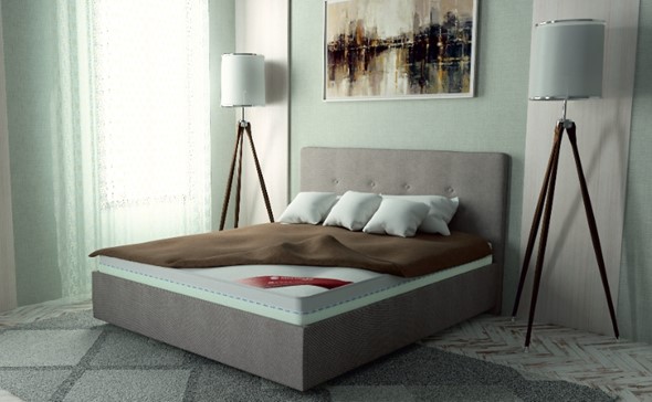 Кровать с механизмом Флоренция 160х200 (с коробом) в Южно-Сахалинске - изображение