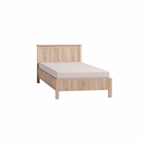 Спальная кровать Sherlock 45 + 5.1 Основание с гибкими ламелями металл 900, Дуб Сонома в Южно-Сахалинске