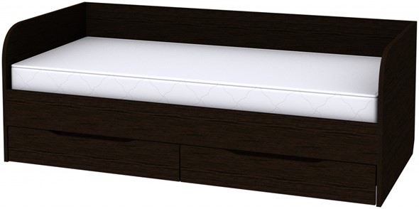 Кровать-софа КС09 с основанием, цвет Венге в Южно-Сахалинске - изображение