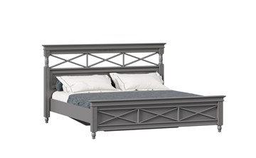 Кровать 1800 Амели с кроватным основанием (Оникс Серый) ЛД 642.820 в Южно-Сахалинске