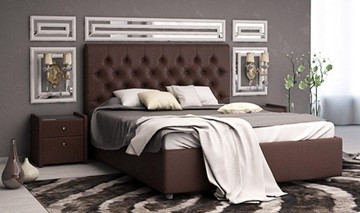 Двуспальная кровать Beatrice с ортопедической решеткой 160х190 в Южно-Сахалинске - предосмотр 4