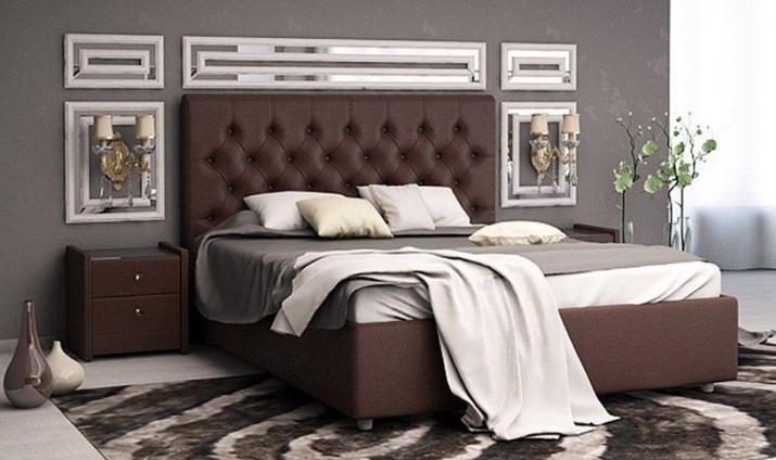 Двуспальная кровать Beatrice с ортопедической решеткой 160х190 в Южно-Сахалинске - изображение 4