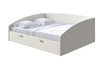 Кровать двуспальная Bono 160х200, Искусственная шерсть (Лама Лён) в Южно-Сахалинске - предосмотр