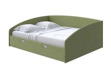 Кровать 2-спальная Bono 160х200, Рогожка (Firmino Авокадо) в Южно-Сахалинске