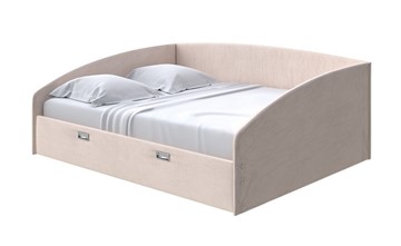 Кровать двуспальная Bono 160х200, Велюр (Ultra Суфле) в Южно-Сахалинске - предосмотр