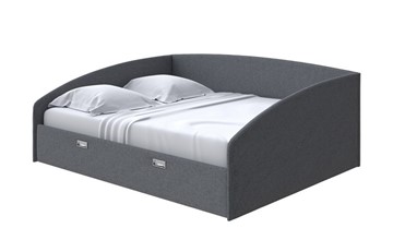 Кровать спальная Bono 180х200, Рогожка (Savana Grey) в Южно-Сахалинске