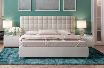 Кровать 2-спальная Corso-3 160х200, Искусственная шерсть (Лама Лён) в Южно-Сахалинске - предосмотр
