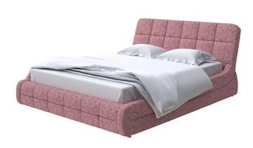 Кровать 2-спальная Corso-6 140x200, Рогожка (Levis 62 Розовый) в Южно-Сахалинске