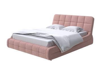 Кровать в спальню Corso-6 140x200, Шенилл (Piano 10 Винтажный розовый) в Южно-Сахалинске