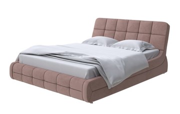 Кровать 2-спальная Corso-6 140x200, Велюр (Ultra Горячий шоколад) в Южно-Сахалинске
