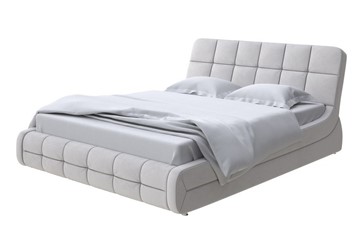 Спальная кровать Corso-6 140x200, Велюр (Ultra Серый камень) в Южно-Сахалинске