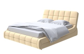 Кровать спальная Corso-6 160х200, Экокожа (Айвори) в Южно-Сахалинске