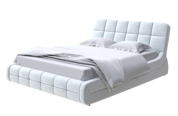 Кровать Corso-6 160х200, Флок (Бентлей Светло-серый) в Южно-Сахалинске