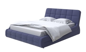 Кровать спальная Corso-6 160х200, Рогожка (Firmino Полуночный синий) в Южно-Сахалинске