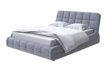 Кровать спальная Corso-6 180х200, Флок (Бентлей Серый космос) в Южно-Сахалинске