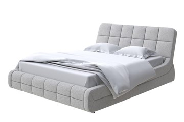 Кровать Corso-6 180х200, Искусственная шерсть (Лама Светло-серый) в Южно-Сахалинске