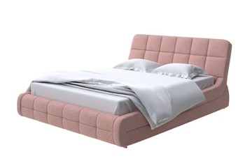 Двуспальная кровать Corso-6 180х200, Шенилл (Piano 10 Винтажный розовый) в Южно-Сахалинске