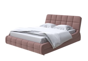 Двуспальная кровать Corso-6 200х200, Экокожа (Молочный шоколад) в Южно-Сахалинске - предосмотр
