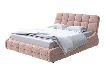 Двуспальная кровать Corso-6 200х200, Флок (Бентлей Мокко) в Южно-Сахалинске - предосмотр