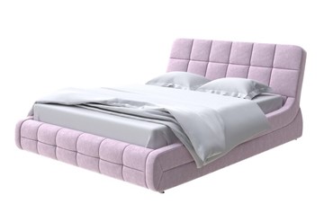 Кровать спальная Corso-6 200х200, Флок (Бентлей Нежно-лиловый) в Южно-Сахалинске