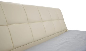 Двуспальная кровать Corso-6 200х200, Искусственная шерсть (Лама Лён) в Южно-Сахалинске - предосмотр 1