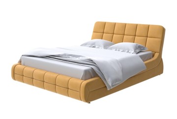 Двуспальная кровать Corso-6 200х200, Микрофибра (Diva Шафран) в Южно-Сахалинске - предосмотр
