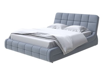 Спальная кровать Corso-6 200х200, Микрофибра (Diva Светло-серый) в Южно-Сахалинске - предосмотр