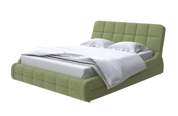 Спальная кровать Corso-6 200х200, Рогожка (Firmino Авокадо) в Южно-Сахалинске