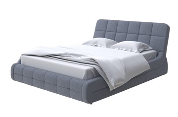 Кровать спальная Corso-6 200х200, Рогожка (Firmino Серый асфальт) в Южно-Сахалинске