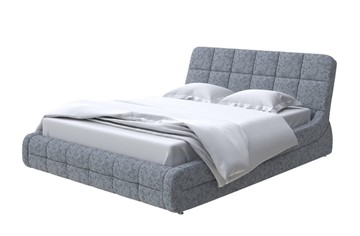 Кровать двуспальная Corso-6 200х200, Рогожка (Levis 85 Серый) в Южно-Сахалинске