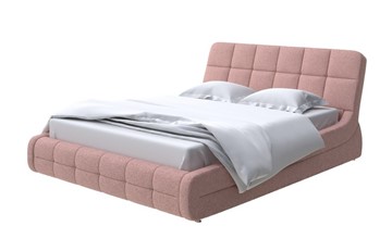 Кровать в спальню Corso-6 200х200, Шенилл (Piano 10 Винтажный розовый) в Южно-Сахалинске - предосмотр